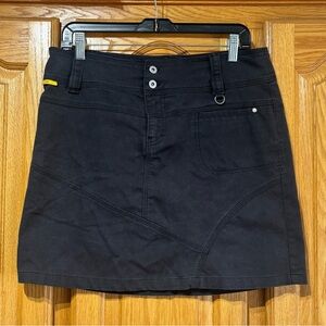 Lole Black Stretch Mini Skirt Size 8